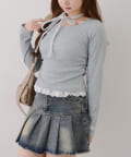NICE CLAUP / OLIVE des OLIVE OUTLET(ナイスクラップ  / オリーブ デ オリーブ アウトレット) 夢かわいい【RMAF】ウィッシュコアテレコTOPS
