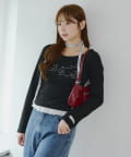 NICE CLAUP / OLIVE des OLIVE OUTLET(ナイスクラップ  / オリーブ デ オリーブ アウトレット) 夢かわいい【RMAF】ウィッシュコアテレコTOPS