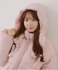NICE CLAUP / OLIVE des OLIVE OUTLET(ナイスクラップ  / オリーブ デ オリーブ アウトレット) Xで話題！?♡冬無双できる【RMAF】取り外しできるリボン中綿ブルゾン