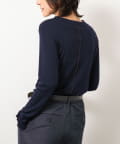 NOLLEY'S(ノーリーズ) MY STANDARD ウォッシャブルリブクルーネックロンT