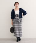 natural couture(ナチュラルクチュール) 【WEB限定】〈canami〉ペプラムベルトナロースカート