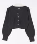 NICE CLAUP / OLIVE des OLIVE OUTLET(ナイスクラップ  / オリーブ デ オリーブ アウトレット) ベビーケーブルリボンカーディガン