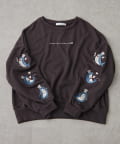 NICE CLAUP / OLIVE des OLIVE OUTLET(ナイスクラップ  / オリーブ デ オリーブ アウトレット) ゆるキャラシリーズ【RMAF】袖キャラシリーズスウェット