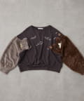 NICE CLAUP / OLIVE des OLIVE OUTLET(ナイスクラップ  / オリーブ デ オリーブ アウトレット) ゆるキャラシリーズ【RMAF】袖キャラシリーズスウェット