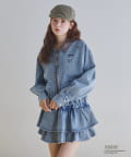 one after another NICE CLAUP(ワンアフターアナザー ナイスクラップ) 【PEANUTSコラボ】スヌーピー刺繍入りバーンジャケット