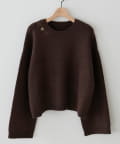 DISCOAT(ディスコート) 【WEB限定】首元ハート刺繍ニット