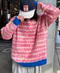 CIAOPANIC TYPY(チャオパニックティピー) 【SOUNDS GOOOOD】ロゴシャギーニット