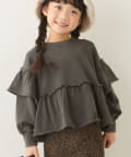 CIAOPANIC TYPY(チャオパニックティピー) 【WEB限定】【KIDS】ピグメント加工フリルスウェット