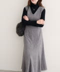 natural couture(ナチュラルクチュール) 【WEB限定】マーメイドフレアワンピース