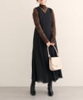 natural couture(ナチュラルクチュール) 【WEB限定】マーメイドフレアワンピース