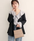 natural couture(ナチュラルクチュール) 【WEB限定】ノーカラージャケット