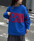 CIAOPANIC TYPY(チャオパニックティピー) 【UNISEX】ジャガードモールロゴニット