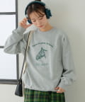 CIAOPANIC TYPY(チャオパニックティピー) 【GEVACO】裏毛刺繍プリントプルオーバー