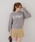 NICE CLAUP / OLIVE des OLIVE OUTLET(ナイスクラップ  / オリーブ デ オリーブ アウトレット) ラメフェザーロゴプルオーバー