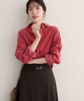natural couture(ナチュラルクチュール) コーデュロイオーバーサイズシャツ