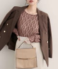 natural couture(ナチュラルクチュール) 【WEB限定】リバーシブルレーストップス