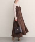natural couture(ナチュラルクチュール) 【WEB限定】〈osono〉ねじりリボンキャミワンピース