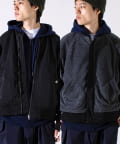 FREDY & GLOSTER(フレディ アンド グロスター) 【ナイロン×フリース】2WAY リバーシブルボンバージャケット MA-1