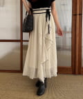 NICE CLAUP / OLIVE des OLIVE OUTLET(ナイスクラップ  / オリーブ デ オリーブ アウトレット) 【one after another】イレヘムロングスカート