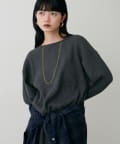 LARUTA(ラルータ) 長袖ワッフルカットソーT