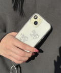 Lattice(ラティス) ストーンリボンスマホケース(iPhone15)