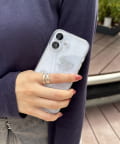 Lattice(ラティス) ストーンリボンスマホケース(iPhone16)
