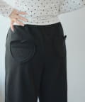 NICE CLAUP / OLIVE des OLIVE OUTLET(ナイスクラップ  / オリーブ デ オリーブ アウトレット) ハートポケットスウェットバレルパンツ