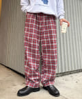 CIAOPANIC TYPY(チャオパニックティピー) 【PATTIPATTI】ブランケットネルチェックパンツ