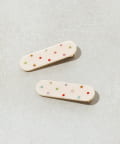 3COINS(スリーコインズ) マルチストーンクリップ2個セット
