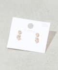 3COINS(スリーコインズ) キラキラピアス4個セット