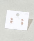 3COINS(スリーコインズ) キラキラピアス4個セット