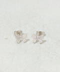 3COINS(スリーコインズ) キラキラリボンピアス