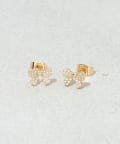 3COINS(スリーコインズ) キラキラリボンピアス