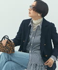 NOLLEY'S(ノーリーズ) ウォッシャブルウール調ダブルジャケット