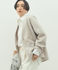 NOLLEY'S(ノーリーズ) ウォッシャブルストレッチジャージハオリ