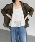 NICE CLAUP / OLIVE des OLIVE OUTLET(ナイスクラップ  / オリーブ デ オリーブ アウトレット) 【PUAL CE CIN】リバー調レースビスチェ