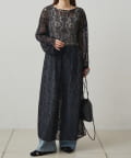 NICE CLAUP / OLIVE des OLIVE OUTLET(ナイスクラップ  / オリーブ デ オリーブ アウトレット) 【PUAL CE CIN】リバー調レースワンピース