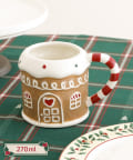 3COINS(スリーコインズ) セラミックモチーフマグ:270ml/クリスマス