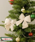 3COINS(スリーコインズ) リボンオーナメント/クリスマス
