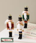 3COINS(スリーコインズ) 兵隊オーナメント3個セット/クリスマス