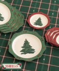3COINS(スリーコインズ) ペーパープレート2柄/クリスマス