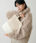 LARUTA(ラルータ) タッセル付きバケツ2WAYバッグ