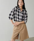 LARUTA(ラルータ) オンブレーチェックシャツ