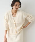 LOUNGEDRESS(ラウンジドレス) シャギーショートニットカーディガン