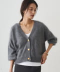 LOUNGEDRESS(ラウンジドレス) シャギーショートニットカーディガン
