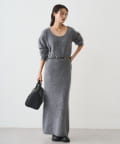 LOUNGEDRESS(ラウンジドレス) シャギーニットワンピース