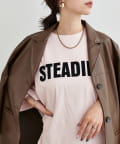 NICE CLAUP / OLIVE des OLIVE OUTLET(ナイスクラップ  / オリーブ デ オリーブ アウトレット) 【LARUTA】サイドスリットBIGTシャツ