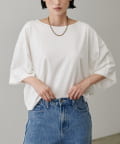 NICE CLAUP / OLIVE des OLIVE OUTLET(ナイスクラップ  / オリーブ デ オリーブ アウトレット) 【LARUTA】オフショルドルマンTee