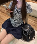 NICE CLAUP / OLIVE des OLIVE OUTLET(ナイスクラップ  / オリーブ デ オリーブ アウトレット) 【one after another】バルーンミニワンピ