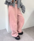 w closet(ダブルクローゼット) コーデュロイダメージパンツ